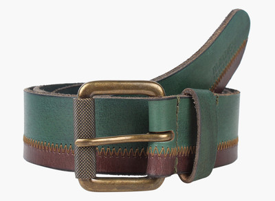 

Paradigm Design Lab Men Casual Green Genuine Leather Belt