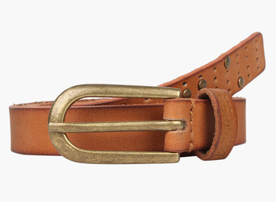 

Paradigm Design Lab Women Casual Tan Genuine Leather Belt