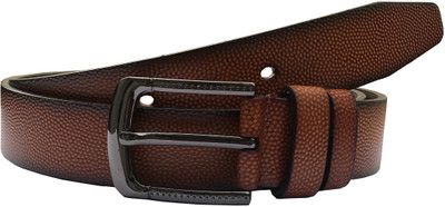 

Santalum Men Formal Tan Artificial Leather Belt