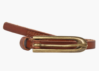 

Paradigm Design Lab Women Casual Tan Genuine Leather Belt