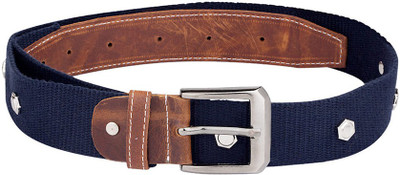 

Voylla Men Casual Blue Fabric Belt, Multicolor