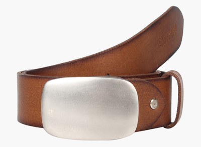 

Paradigm Design Lab Men Casual Brown Genuine Leather Belt