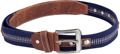 

Voylla Men Casual Blue, Brown Fabric Belt, Multicolor