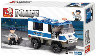

Sluban Police Special Prisoner Vehicle Building Block Toys| LEGO Compatible | Educational Toy | M38-B0273 (126 Pcs)(Multicolor)