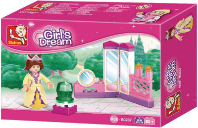 

Sluban Girls Dream The Queen'S Set Building Block Toys| LEGO Compatible | Educational Toys | M38-B0237 (128 Pcs)(Multicolor)