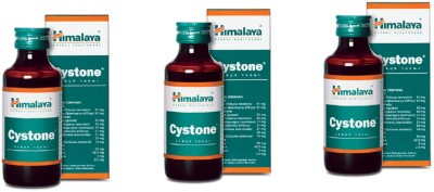 Himalaya Herbals cystone syrup- for kidney stones and lithotriptic 100 ml pack of 3(300 ml)