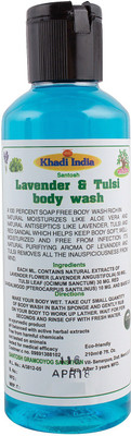 Khadi India Santosh Lavender & Tulsi Body Wash (210 ml)(210 ml)
