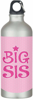 

Giftsmate Rakhi Gifts for Sister Sipper Water Bottle Big Sis 600 ml Sipper(Pack of 1, Pink)