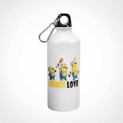 

MUGKIN A091 Minion despicable me Official printed (1 Bottle) ml- 600 ml Sipper(Pack of 1, White)