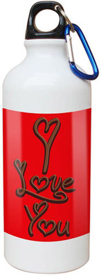 

Sky Dot® I LOVE U SIPPER 600 ml Sipper(Pack of 1, White)