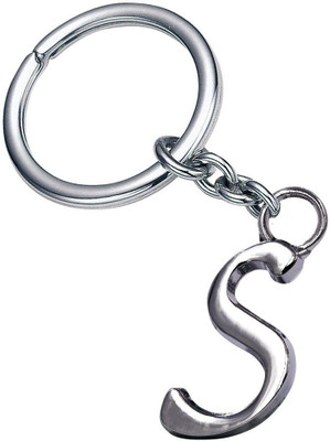 

GCT Alphabet Letter S Metal Key Chain(Silver)