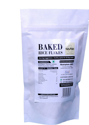 Nutriplate baked Rice Flakes(150 g, Pouch)