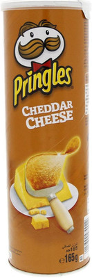 

Pringles Potato Crisps, Cheddar Cheese - 165g Chips(165 g)