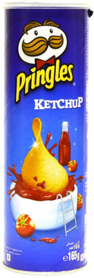 

Pringles Potato Crisps, Ketchup - 165g Chips(165 g)