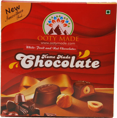 

Ooty Made.Com Ooty Homemade Chocolates, White Fruit and Nut Bars(500 g)