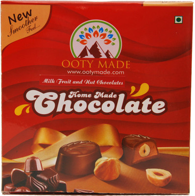 

Ooty Made.Com Ooty Homemade Chocolates, Milk Fruit and Nut Bars(500 g)