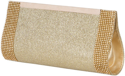 

Creative India Exports Party Gold Clutch