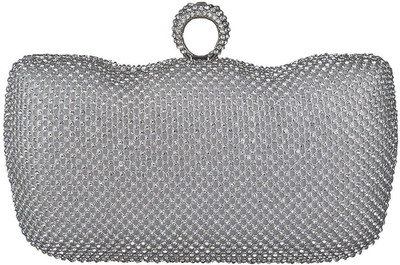 

Creative India Exports Party Silver Clutch