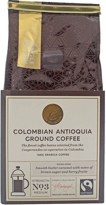 

Mark & Spencer Colombian Antioquia Ground Coffee, Strength No.3 Medium - 227g Instant Coffee(227 g)