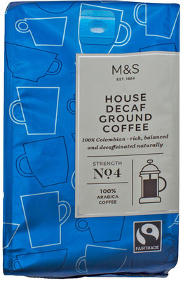 

Mark & Spencer House Decaf Ground Coffee, Strength No.4 - 227g Instant Coffee(227 g)