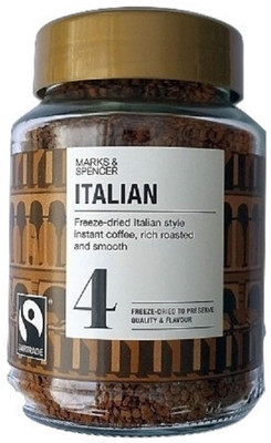 

Mark & Spencer Italian Freeze-Dried Instant Coffee, Medium Strength No.4 - 100g Instant Coffee(100 g)