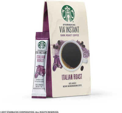 

Starbucks VIA Instant Dark Roast Coffee, Italian Roast, 8 packets - 26.4g (0.93oz) Instant Coffee(26.4 g)
