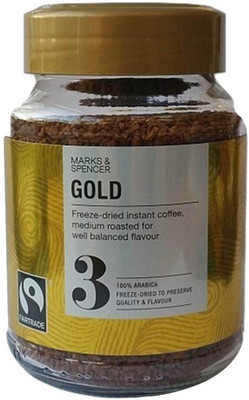 

Mark & Spencer Gold Freeze-Dried Instant Coffee, Medium Strength No.3 - 100g Instant Coffee(100 g)