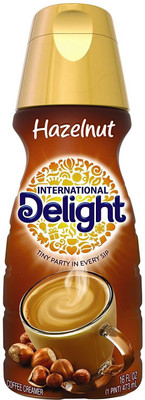 

International Delight Liquid Coffee Creamer, Hazelnut - 473ml (16oz)(473 ml)