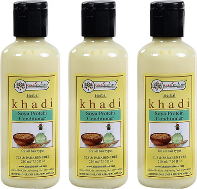 

Khadi Rishikesh Herbal Soya Protein Hair Conditioner Pack of 3(630 ml)