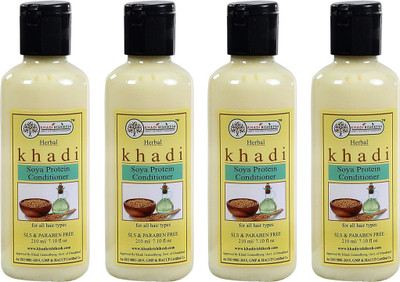 

Khadi Rishikesh Herbal Soya Protein Hair Conditioner Pack of 4(840 ml)