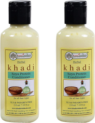 

Khadi Rishikesh Herbal Soya Protein Hair Conditioner Pack of 2(420 ml)