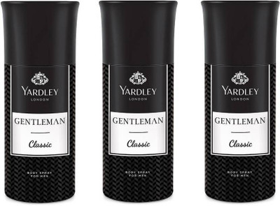 

YARDLEY Yardly Body Spray - For Men & Women(450 ml, Pack of 3)