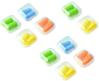 

Jern Foam Noise Reduction earplugs (Pack of 10) Ear Plug(Multicolor)