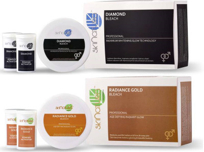 

Skinatura Diamond Bleach + Radiance Gold Bleach (250 gm each - Combo of 2)(250 g)