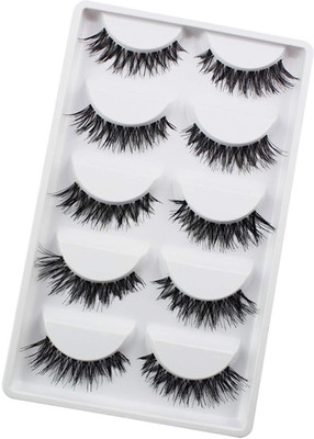 

fashionoliq False Eyelashes(Pack of 5)