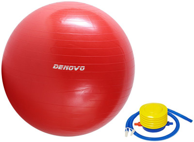 

DeNovo Anti Brust Gym Ball(With Pump), Red