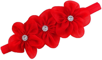 

Ziory Red Flower hairband Head Band(Red)