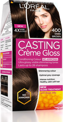 

L'Oreal Paris Casting Creme Gloss Hair Color(Dark Brown 400)