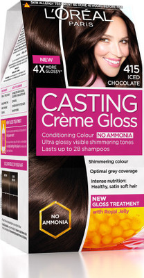 

L'Oreal Paris Casting Creme Gloss Hair Color(Iced Chocolate 415)