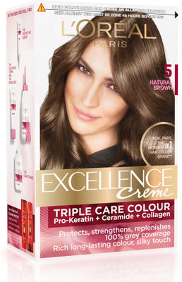 

L'Oreal Paris Excellence Creme Hair Color(Natural Brown 5)