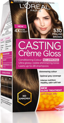 

L'Oreal Paris Casting Creme Gloss Hair Color(Praline Brown 530)