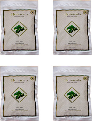

Hennaveda Natural Indigo Leaf Powder 4x100g Hair Color(Black)