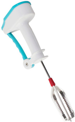 

LiMETRO Manual powerless 1 Hand Blender(Light Blue, White)
