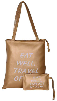 

Creative India Exports Tote(Gold)