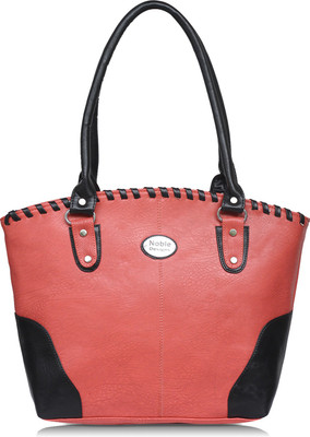

Noble Designs Hand-held Bag(Orange, Black), Black;orange