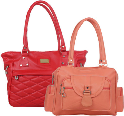 

Element Cart Hand-held Bag(Orange, Red)