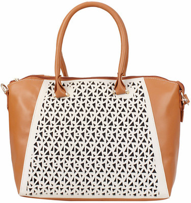 

Stylinc Hand-held Bag(White, Yellow)