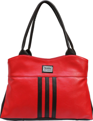 

Noble Designs Hand-held Bag(Red, Black), Black;red