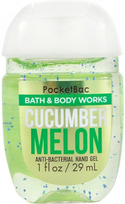 

Bath & Body Works PocketBac Anti-Bacterial Hand Gel, Cucumber Melon - 29ml (1oz)(29 ml, Bottle)