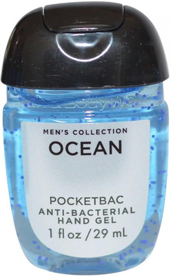 

Bath & Body Works PocketBac Anti-Bacterial Hand Gel, Mens Collection Ocean - 29ml (1oz)(29 ml, Bottle)